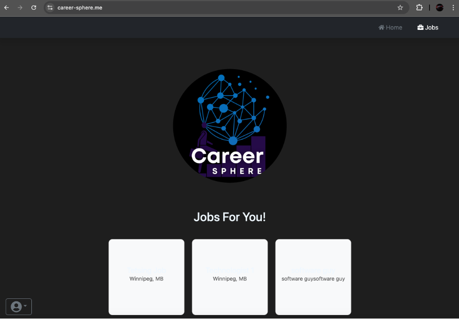 💼 CareerSphere — Full Stack Platform